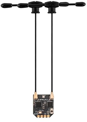 Radiomaster ELRS Receptor RP4TD-M 2.4GHz ExpressLRS Nano Receptor con antena dual UFL T de 79 mm para dron FPV/Tiny Whoop/avión RC de ala fija
