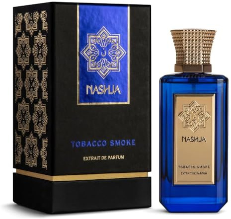 NASHJA Tobacco Smoke Extrait de Parfum 100 ml - Intensiver und verführerischer Herrenduft, holziger und orientalischer Duft mit Noten von Tabak, Vanille und edlen Hölzern