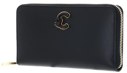Coccinelle Leder Geldbörse C-Me Calf & Marb Wallet Noir schwarz