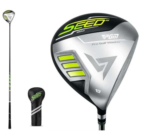 Junior golfdrivare set för barn, höger hand grafit skaft träklubb med huvudskydd, lätt övningsutrustning för förbättrad gungkontroll och roligt lärande