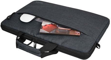 Port Designs 110201 Belize Top Loading Lightweight Padded Case for 10/13.3-Inch Laptops, Black