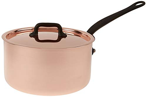 Mauviel 6540.19 M'Hertiage M250C Saucepan with lid, Copper
