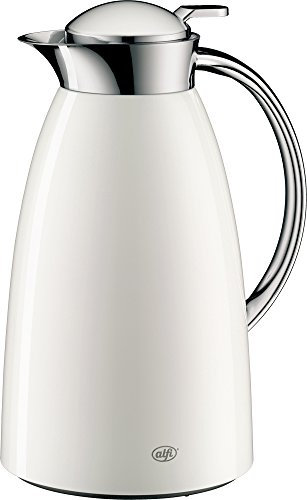 alfi Gusto Glass Vacuum Lacquered Metal Thermal Carafe for Hot and Cold Beverages 1.0 L