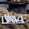 Dekoschild Deko Aufsteller BESTE TANTE DER WELT Textschild 20 x 8 LOVE Herzen Dekoaufsteller Schild Shabbyschild Schriftzug Gravur