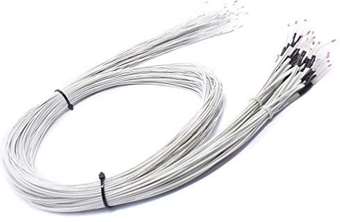 HiLetgo 10 Stück 3D-Printer 100 K Ohm NTC 3950 Thermistor-Sensoren mit 1 m Kabel 3D Printers Teile für RepRap Mend Temperatur Zubehör