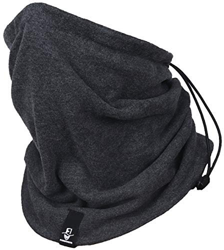 VECRY Halswärmer Gamasche Gesichtsmaske Bandana für Herren Damen Sturmhaube Gesichtsschutz Winter Sommer Schal (Grau)