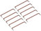 KOTARBAU® 10er Set Bauklammer 400 mm zum Verbinden von Gerüsten Holzkonstruktionen