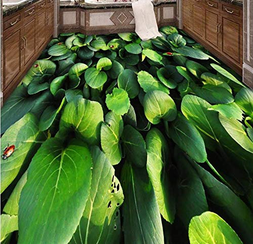 3D Bodenfliesen Gemüsegarten Tapete für Kinderzimmer Toilette Badezimmer Schlafzimmer selbstklebende Tapete 3d Bodenbelag-150 * 105cm