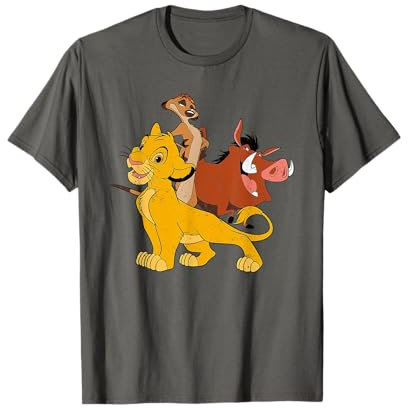 Disney The Lion King Simba, Pumba And Timon Maglietta