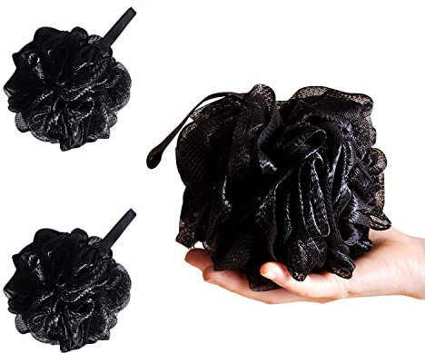 Friendjia 2 Pièces Eponge De Bain Exfoliante Extra Large 60g, Loofah, Couleurs De Fleur