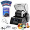 Tryes Rock Tumbler Kit Adults - Rock Polisher Tumbler with Noise Reduction Cover, Speed&Timer Control, Includes 4 Polishing Grits, Rough Gemstones, Learning Guide etc., Great Science Gift for All Ages