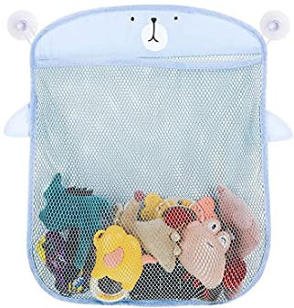 Organizador de Juguete de Baño,Almacenamiento de Juguete de Cuarto de Baño,Bolsa Juguetes Bañera Bolsa de Almacenamiento Soporte con Ventosa,Bolsa organizadora para Juegos de baño para niño