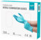 EUROPAPA® 200 guanti usa e getta in nitrile senza polvere EN455 EN374, guanti monouso senza lattice, taglie S, M, L & XL disponibili (XL, Azzurro)