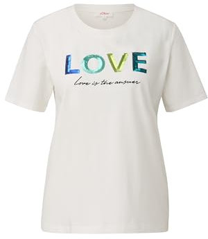 T-Shirt mit Pailletten