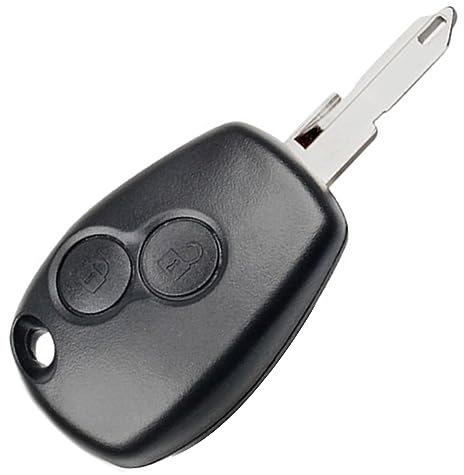 1 Stück Schlüsselhülle,Schlüsselgehäuse,Duster Schlüsselhülle,Schlüssel Gehäuse,Schlüssel Hülle,für Dacia,Sandero,Logan,Duster,Logdy,Klinge mit Rille,mit 2 Tasten