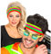 W WIDMANN MILANO Party Fashion - Schweißbänder Multicolor, 80er Jahre, Accessoire für Trainingsanzüge Aerobic Outfits