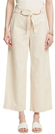ESPRIT Damen 044ee1b307 Hose, 295/Cream Beige, 40W x 26L