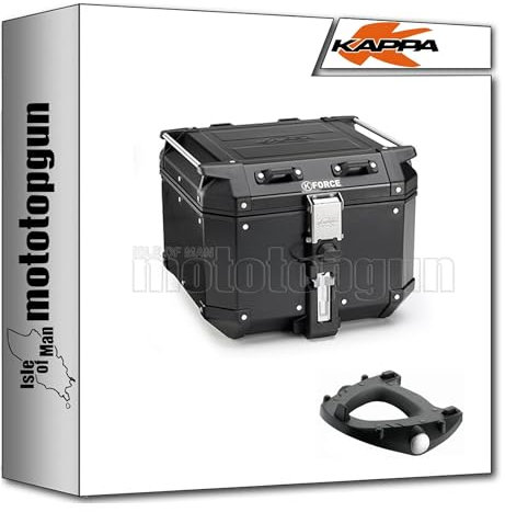 kappa kfr420b + kr9430 + km5 koffer kfr420b + trager schwarz kompatibel mit ktm 890 adventure 2023 mototopgun