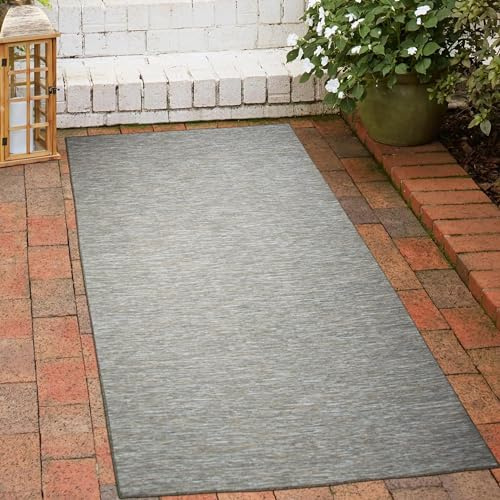 CARPETIA Teppich für In- und Outdoor Terrasse Balkon Veranda Läufer beidseitige verwendbarkeit wetterbeständig Teppich Sisaloptik in sandfarbe, 60 x 100 cm