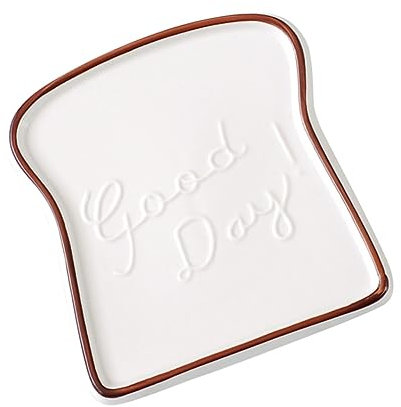 DUDSME Sartén para tarta de queso, plato de desayuno, plato de cena, plato de sushi, forma de tostada, tostadas, tortillas, plato de cerámica, bandeja de servir, bandeja de joyería, bandeja de cocina
