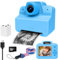 Appareil photo à impression instantanée pour enfants, appareil photo instantané pour enfants de 3, 4, 5, 6, 7, 8, 9, 10 ans, cadeau de Noël, d'anniversaire, appareil photo numérique portable pour