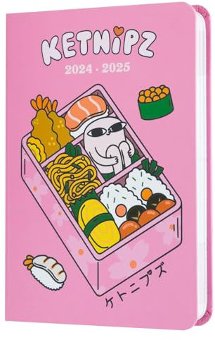 Grupo Erik Schulplaner 2024 2025 Schüler und Studierende Ketnipz Kalender 2024 Buchkalender - Hausaufgabenheft 2024/2025 - Schülerkalender 2024 2025 Ringbuch A6 Taschenkalender Klein