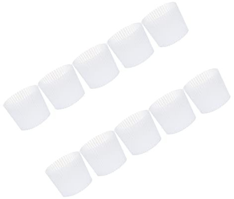 LABRIMP 10 Pack Glass Bottle Cup Sleeve Heat Resistant Silicone Cups Non-slip Grip Universal Protective Sleeves for Mugs Insulated Tumblers