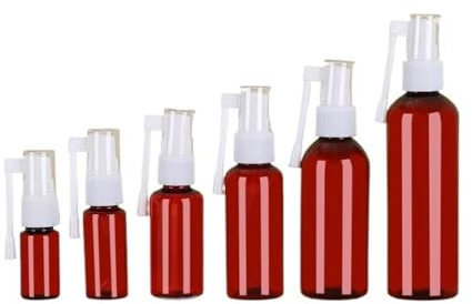 HUIJIQX 10–100 ml PET-Sprühflasche, Elefantenstamm-Sprühflasche, Nasensprühflasche, Kosmetik-Sprühdosen, Probenverpackung (50 ml)