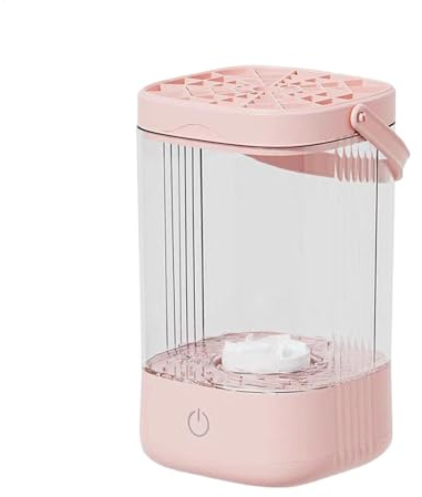 Nettoyeur de pinceaux de maquillage électrique, nettoyeur de brosse USB pour outils cosmétiques, nettoyeur de pinceaux de maquillage professionnel outil de séchage, facile à utiliser pour les