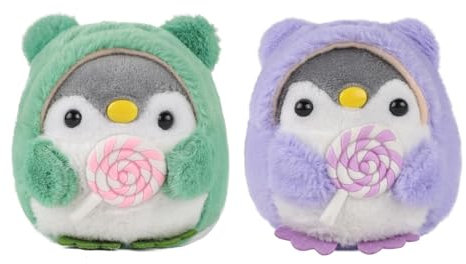 ANBOOR 2er-Set Plüsch-Pinguin-Tiere – Niedliche Freunde, ideal für Geburtstagsfeiern, Schulpreise oder Festliche Feiertagsgeschenke