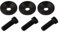 CWOQOCW Lot de 3 boulons de retenue de lame de tondeuse à gazon 1-1/4 x 7/16-20 pièces de rechange en métal pour Craftsman pour Poulan pour tondeuses à zéro tour