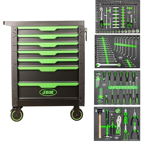 JBM NUOVO CARRELLO PORTA UTENSILI A 7 CASSETTI