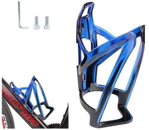 Ruayia Bike Water Bottle Cage, Mountain Bicycle Bottle Holder with Screws, Bicycle Cup Holder, Cycling Bottle Holders for Road Bike and Mountain Bikes Accessories - Blue