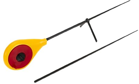 -Angelrute, abnehmbare multifunktionale Halterung, 30 cm, geeignet für Anfänger, Männer, Frauen, Mädchen, Eltern, Winter, Schnee, Reisen, Weihnachten, Geburtstage