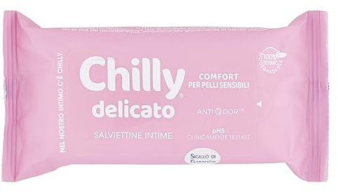 Chilly Intimate Lot de 3 paquets de lingettes délicates 9 g