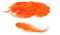 3g Hahnenkreuz Federn ca. 8-13cm (orange 668) // Dekofedern Bastelfedern Federn Hahn Natur Schmuckfedern Vogelfedern Hahnenfedern