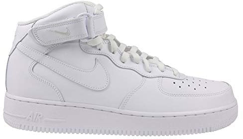 NIKE Air Force 1 Mid '07, Sneaker Uomo, White 111, 42.5 EU