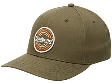 Billabong Snapback amurallado, Militar., Talla única