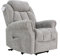 Elite Care Hainworth fabric Dual motor riser recliner electric chair with heat and massage - Choice of Colours (Grey)