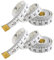 Double Sided Tape Measure (2 Pack) Perfect to Body Measuring, Sewing/Tailors Tape, Durable Flexible Fibre Glass Material, 60 Inches / 150cm - 2 Pack