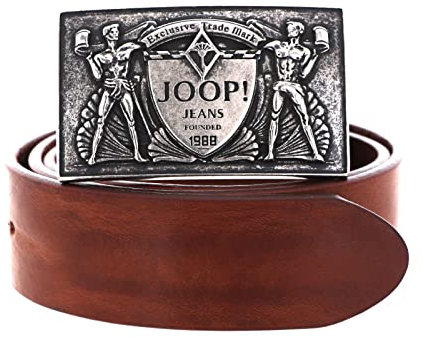 Joop! Leder Gürtel Buckle Jeans Belt 4,0 CM W90 Cognac braun
