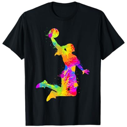Basket Pallacanestro Ragazza Donna Bambina Maglietta