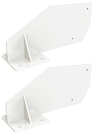 paramondo Dachsparrenhalterung für Kassettenmarkise Curve 2000 Markise Deckenmontage Halterung Kombihalterung, Zubehör, 2 Stück, Weiß