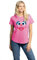 Cotton Soul Sesamstraße Abby Face Damen T-Shirt, Azalee, fuchsia, M