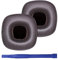 Adhiper Major IV, cuscinetti auricolari compatibili con cuffie wireless Marshall Major IV, cuscinetti di ricambio in morbida pelle proteica e memory foam (marrone)