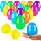JOYIN 3,15 Ostereier, große befüllbare Plastikeier, leere, bunte, helle Eierschalen mit Scharnier für die Osterjagd, Partygeschenke, Korbfüller, Klassenzimmer-Preiszubehör, 72 Stück 8cm