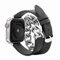 Wingoden Genuine Leather Band Compatible with Apple Watch Band Bracelet 44mm 45mm 49mm 42mm Women Men, Double Tour Wrap Apple Watch Strap Chain iWatch Band Series 9 8 7 6 5 4 3 2 1 SE Ultra 2, Black
