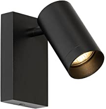 Qazqa Modern Verstellbarer Deckenstrahler, Deckenspot - Jeana Luxe - Schwarz, Rechteckig, max. 10W, Geeignet für LED, 7.6cm, Ideal als Küche lampe und Wohnzimmerlampe