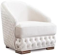Sessel 1 Sitzer Weiß Chesterfield Relax Design Italienische Möbel Einrichtung
