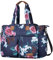 Lekebaby Baby Wickeltasche Bote groß mit Wickelunterlage für Reise Blumen